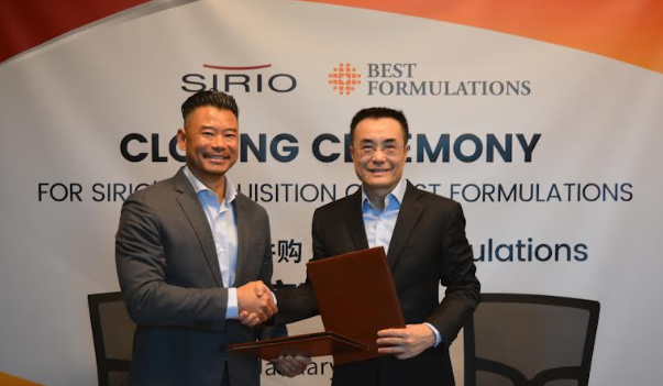 Sirio Pharma completes acquisition of Best Formulations to advance nutrition and health portfolio