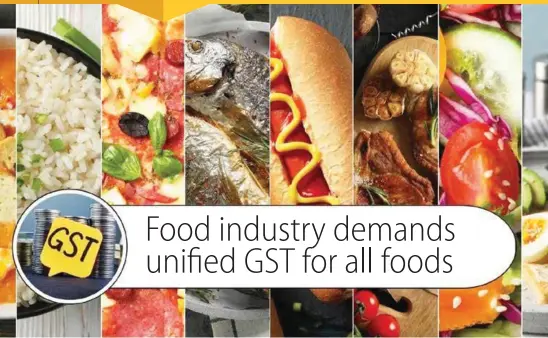 Food industry demands unified GST for all foods