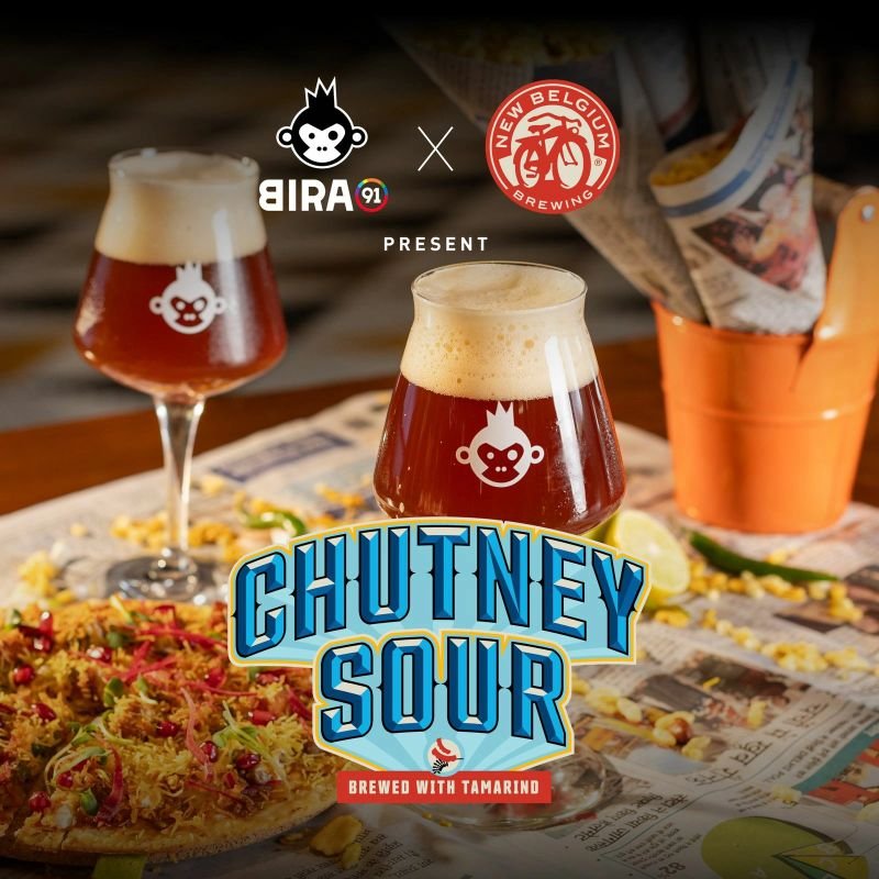 Bira 91 and New Belgium launch global collab beer chutney sour