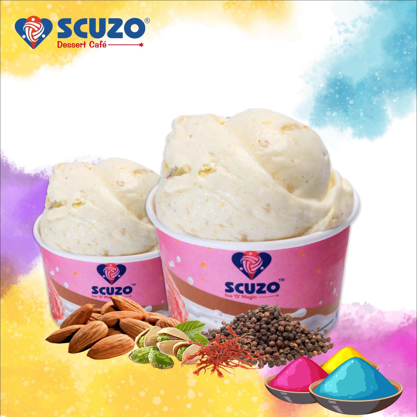 Scuzo Ice ‘O’ Magic introduces thandai gelato