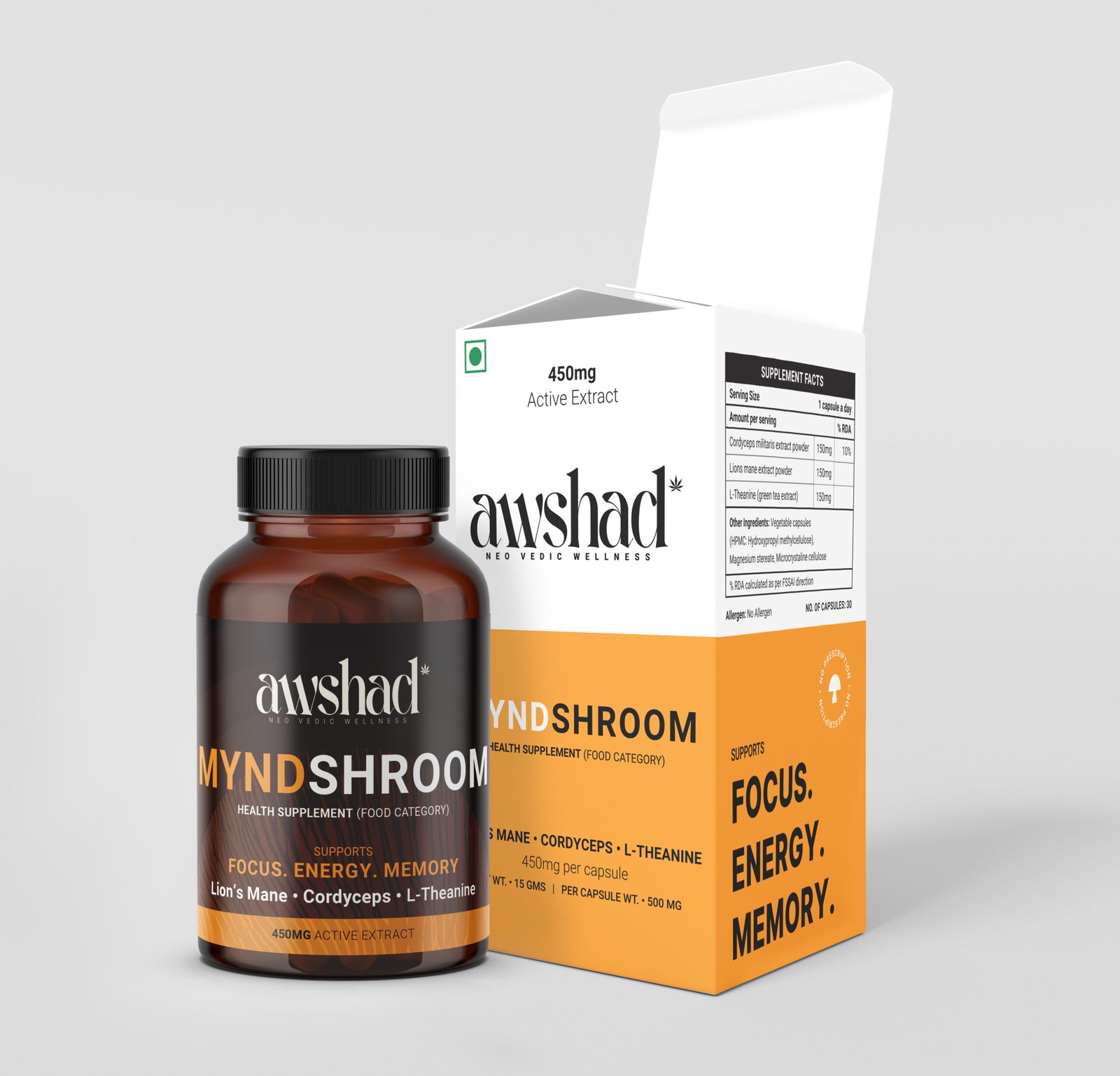Awshad unveils Myndshroom brain-boosting nutritional supplement