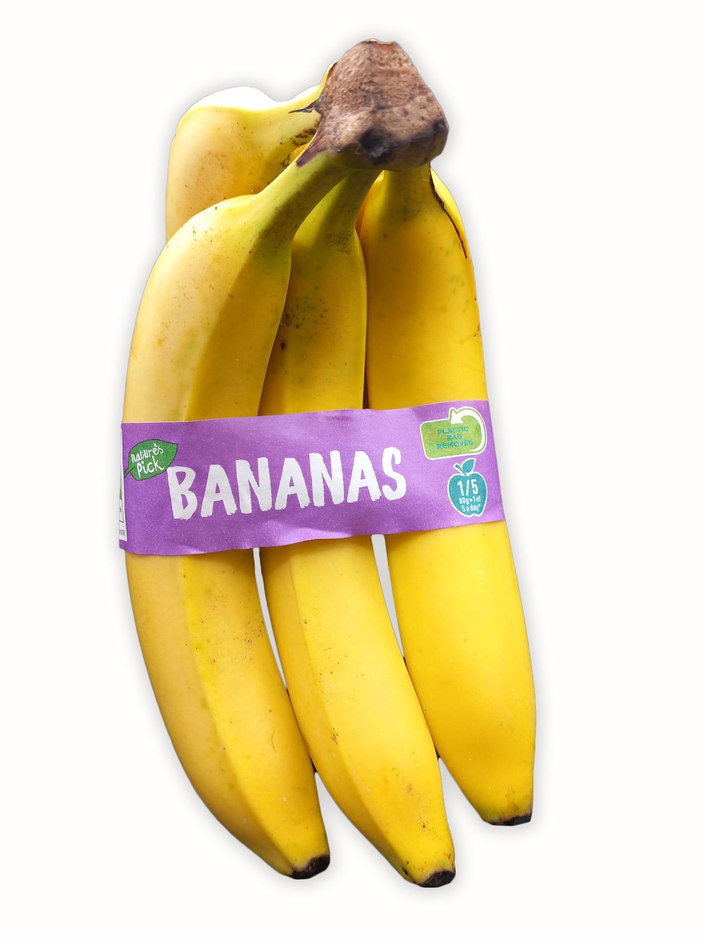 Aldi trials plastic-free packaging for bananas