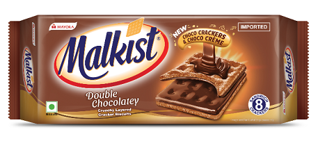 Malkist introduces double chocolatey cracker biscuits