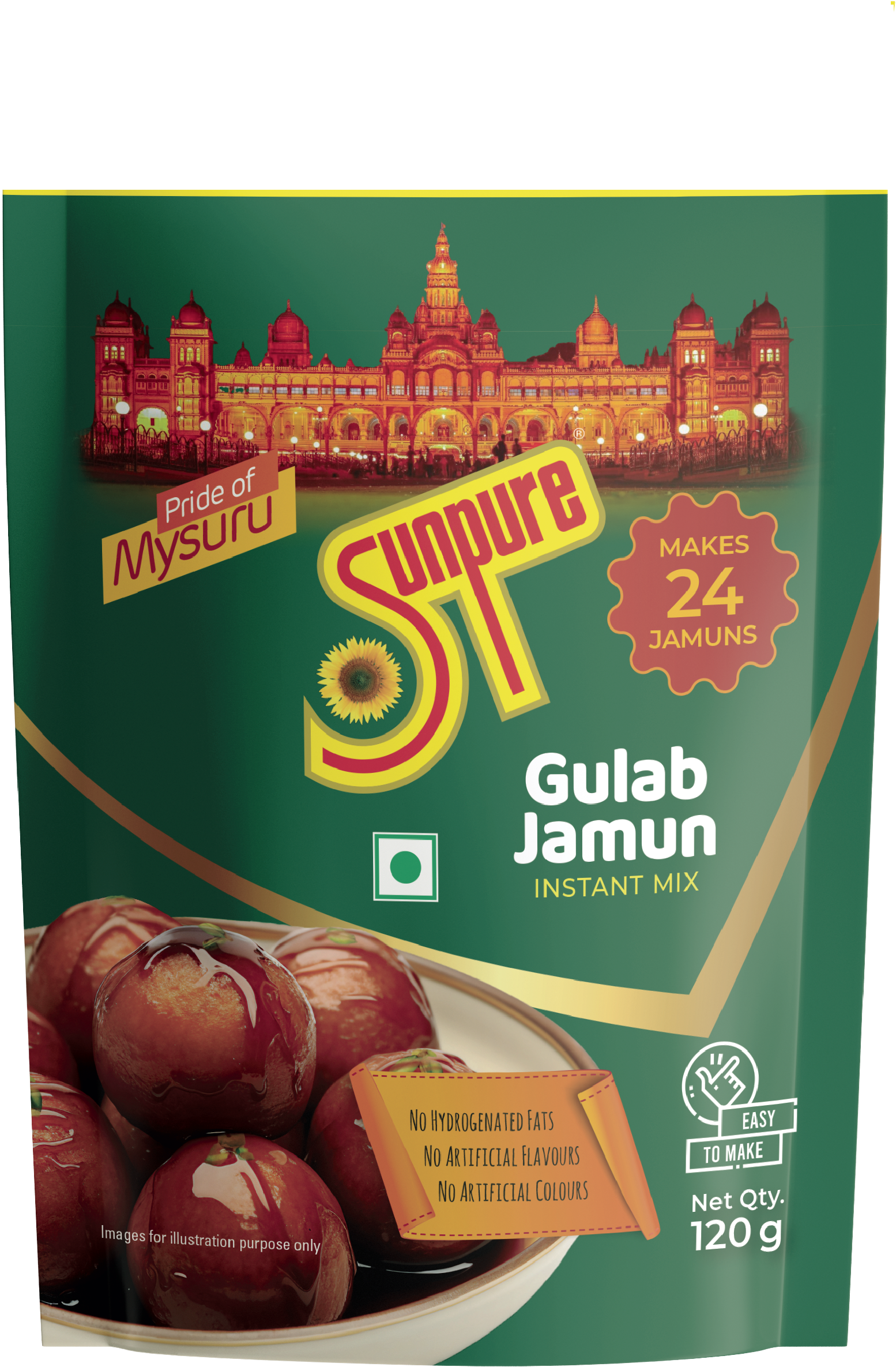 Sunpure introduces gulab jamun instant mix