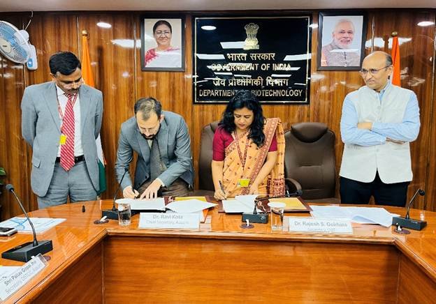 Department of Biotechnology, govt of India and govt of Assam sign MoU for partnership under BioE3 policy