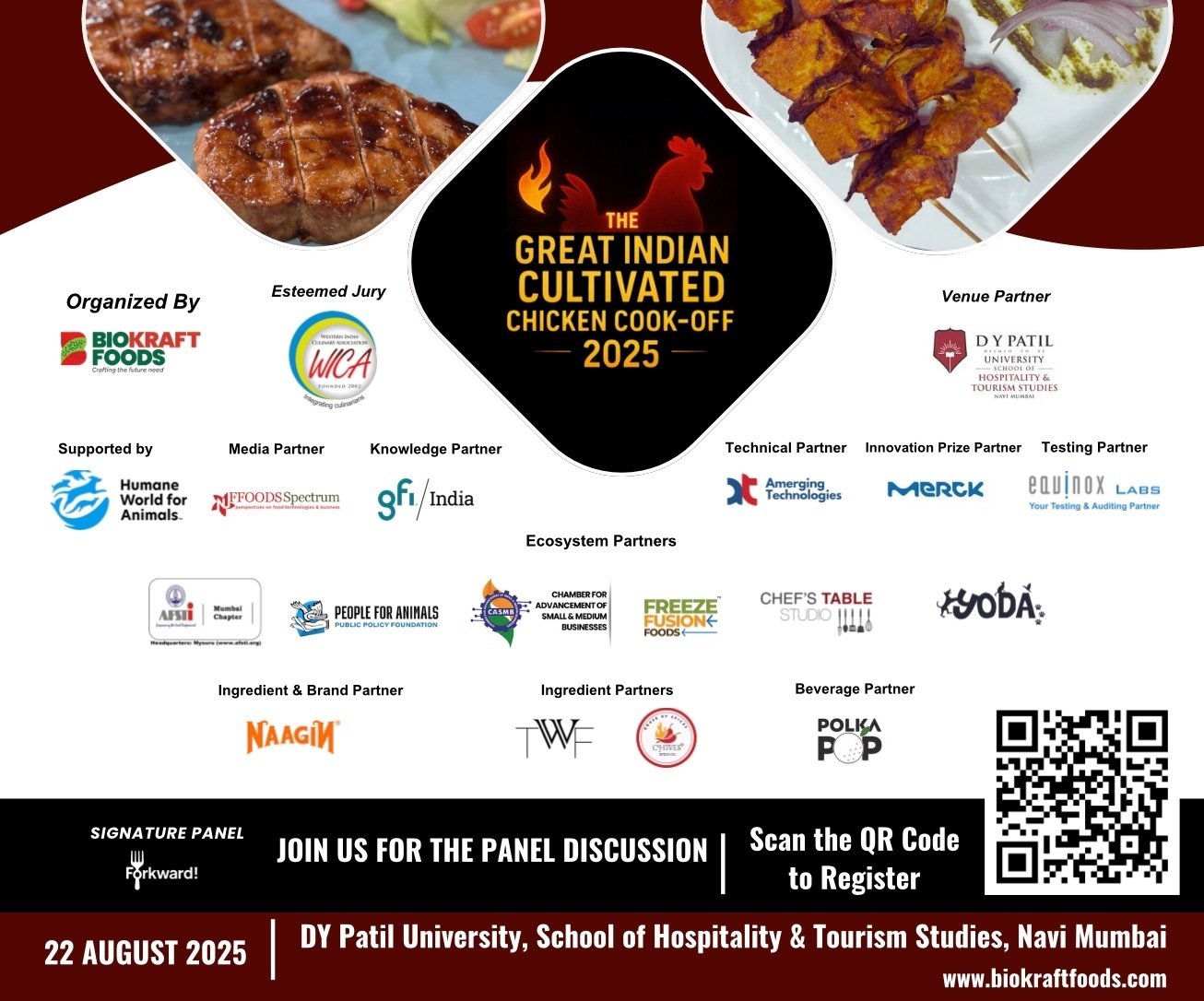 Biokraft Foods, India announces Grand Finale of The Great Indian Cultivated Chicken Cook-Off