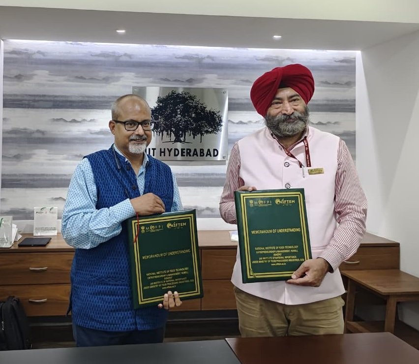 IIITH in MoU with NIFTEM-K