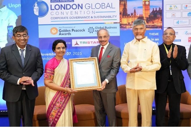N Bhuvaneswari of Heritage Foods bags Golden Peacock Award for Excellence in Corporate Governance 2025
