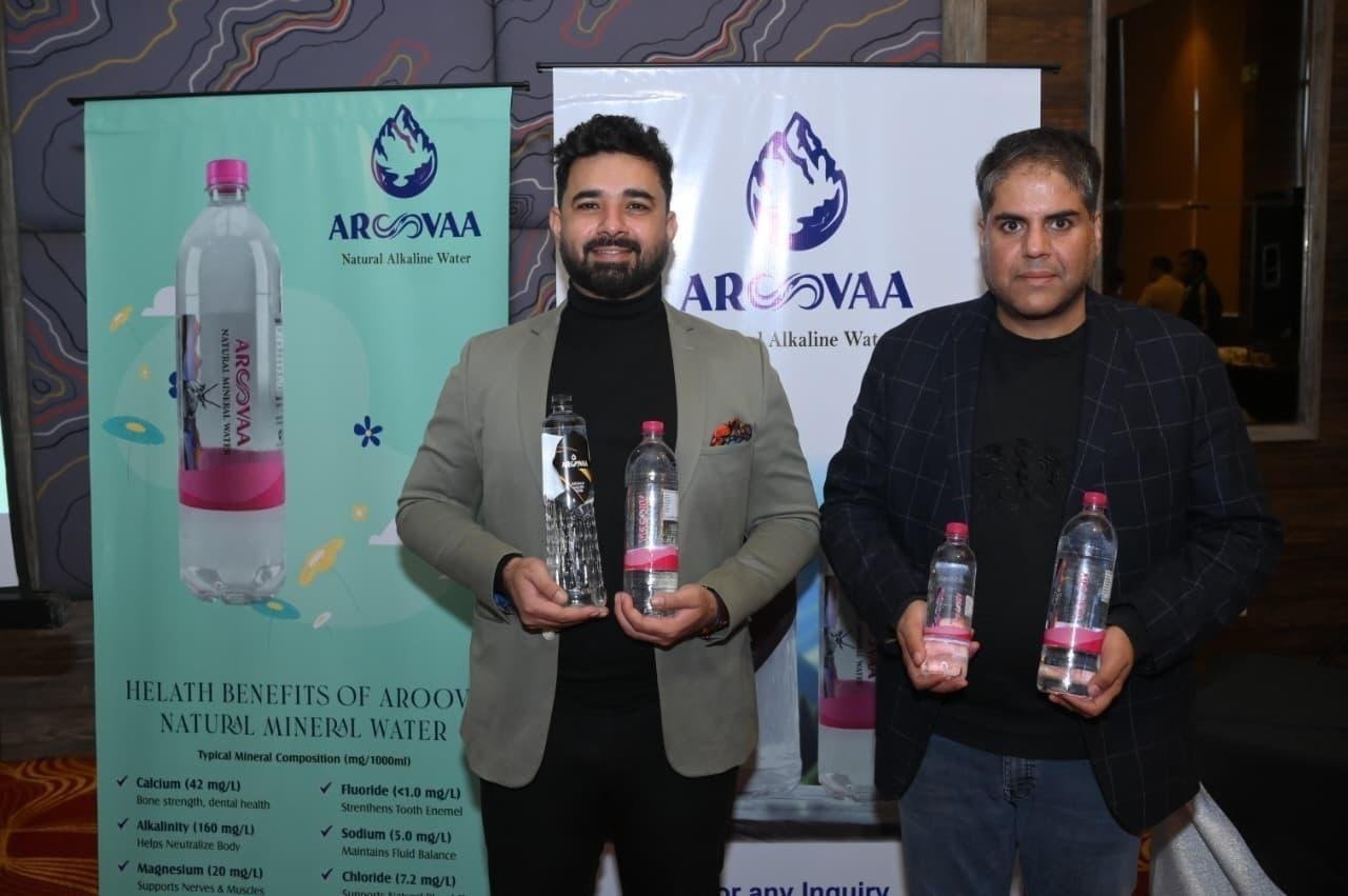 Maha Aroovaa India launches Aroovaa Natural Mineral Water in Jaipur