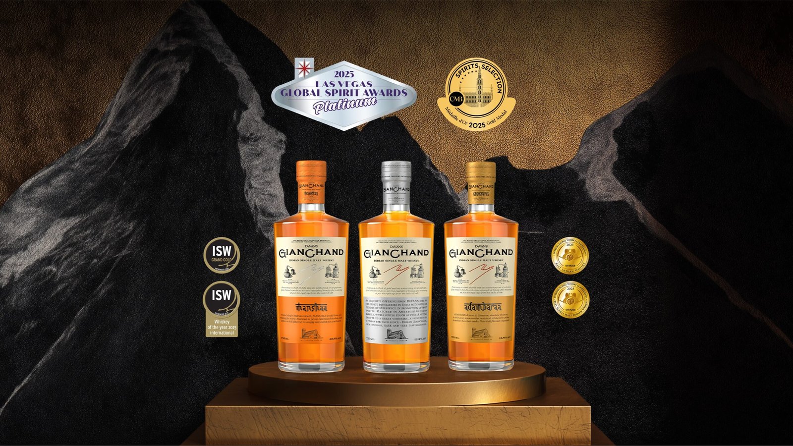 DeVANS GianChand Manshaa wins Gold at Spirits Selection in Belgium