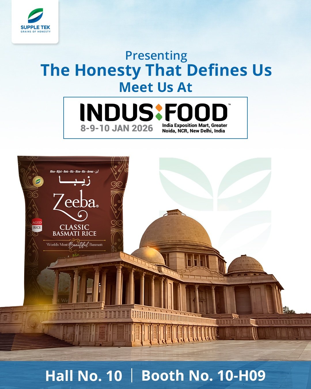 Supple Tek, exporter of Indian Basmati rice, to participate in Indusfood