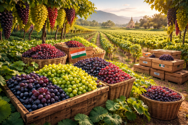 India’s Grapes: Nutritional Export Powerhouse