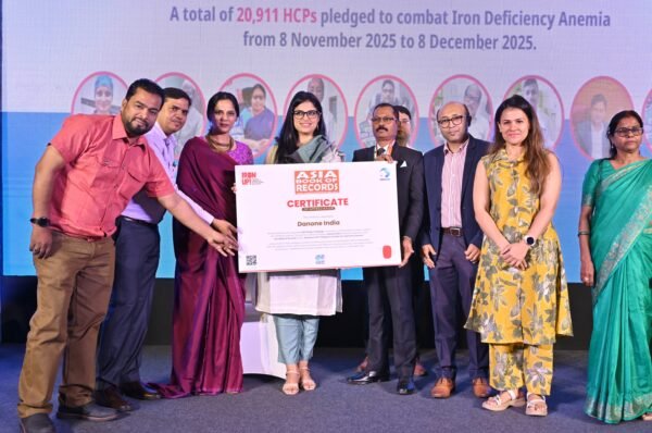 Danone India sets Asia Book of Records with 20911 HCP pledges to combat anaemia