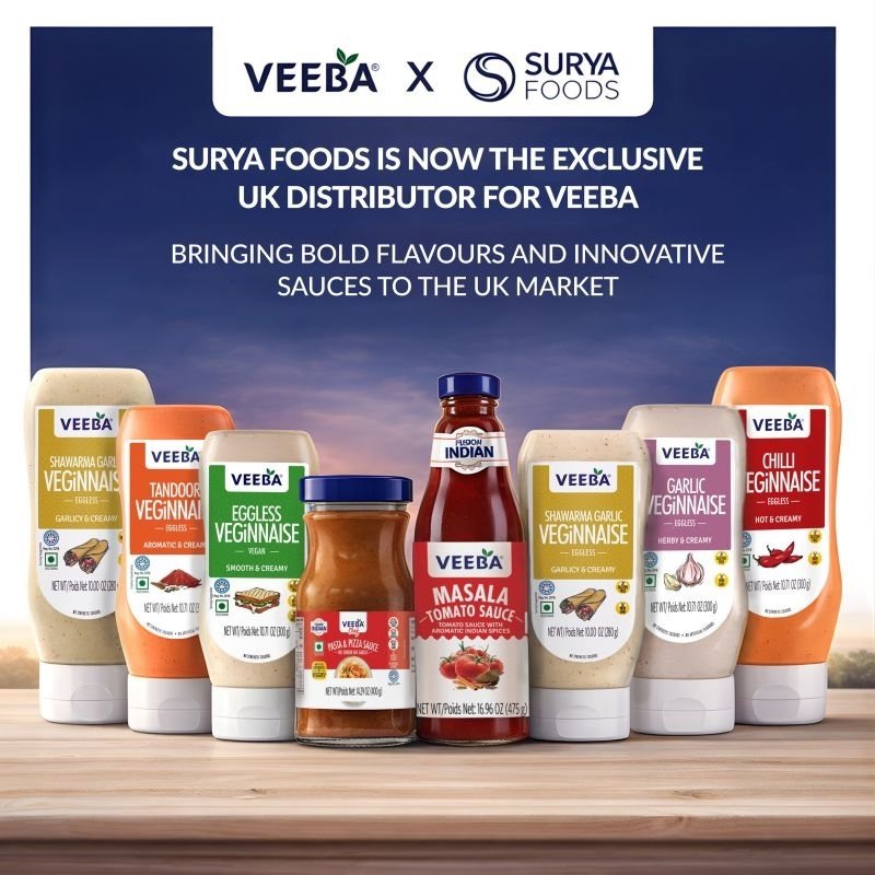 Surya Foods in distribution partnership with Veeba