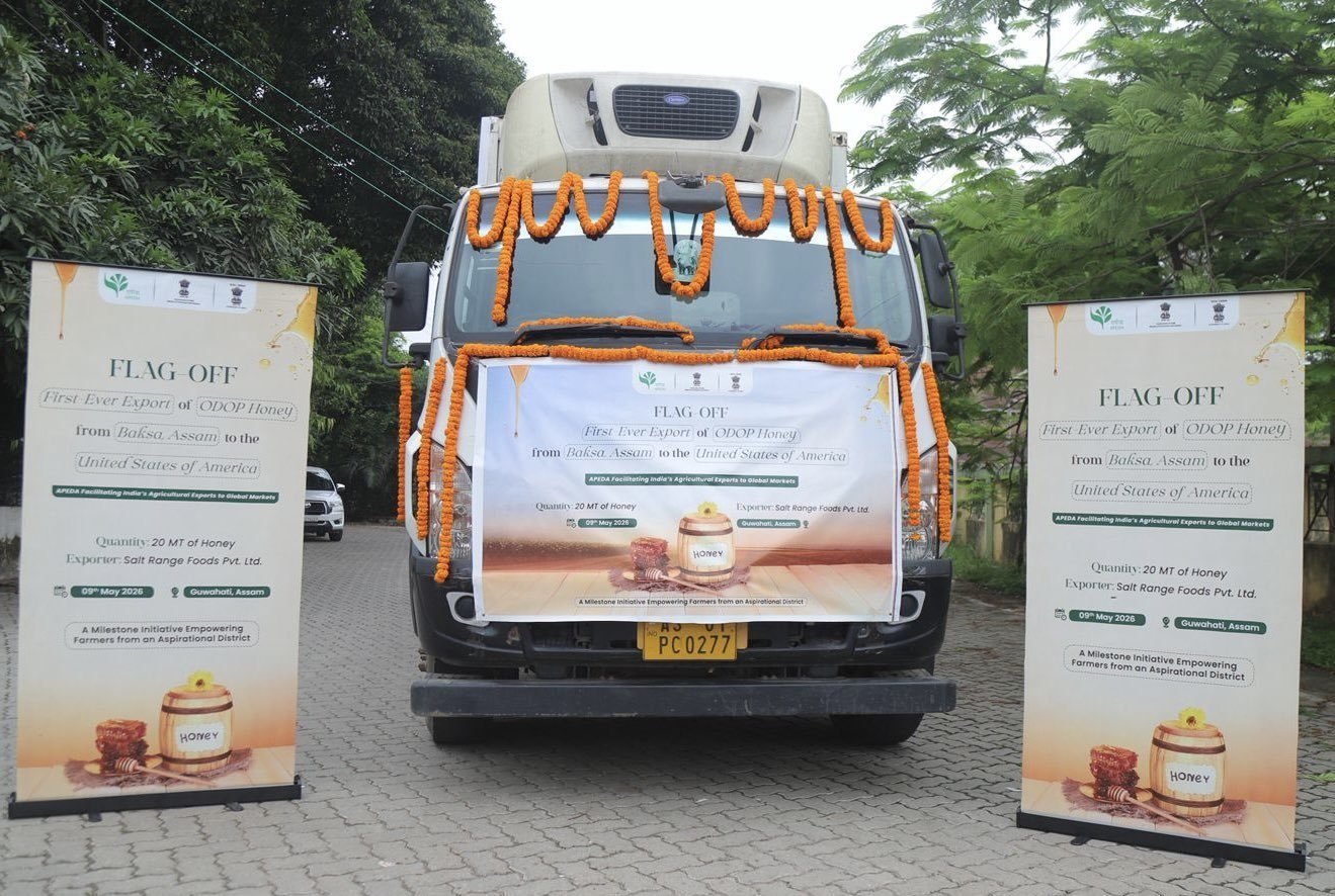 APEDA facilitates export of honey from Assam to US