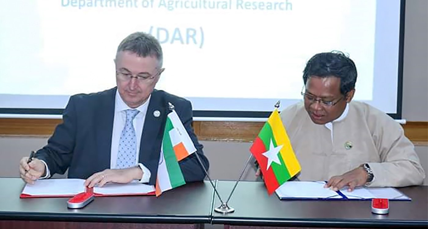 ICRISAT strengthens partnership with Myanmar