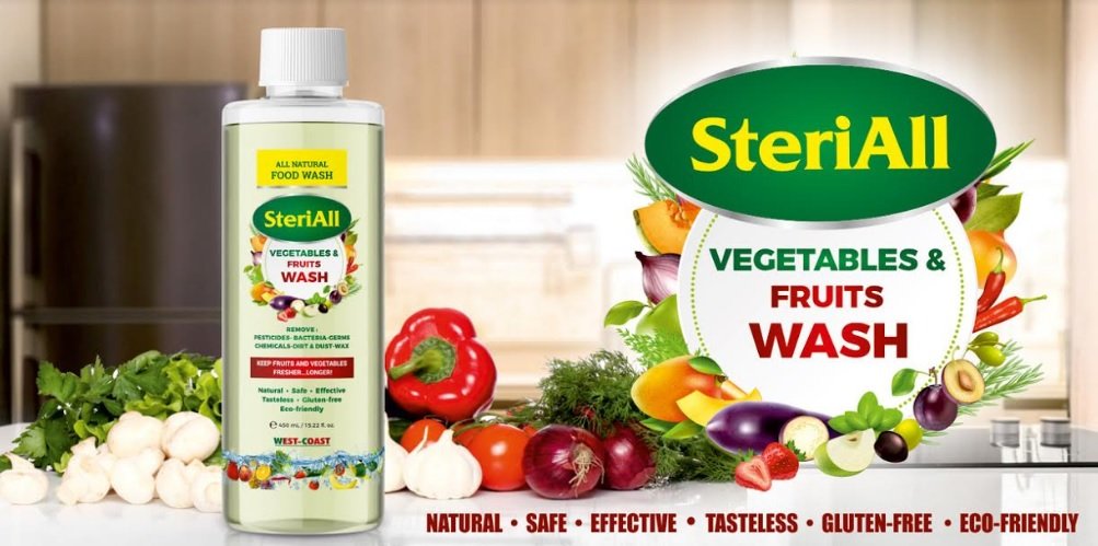 west-coast-pharma-launches-steriall-for-vegetables-and-fruits-wash