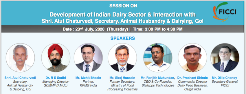 FICCI organizing session on ’Development of Indian Dairy sector Post COVID-19’